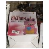 PINK BABY DRAGON NIGHT LIGHT