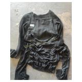 2 WOMAN SMALL BLACK SHIRTS