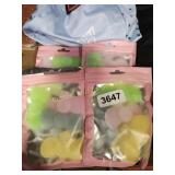 4 BAGS OF STRAW COVERS