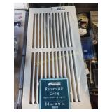 RETURN AIR GRILLE 14X6 IN
