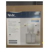 STYLE SELECTIONS 30 IN VANITY WITH TOP AND MIRROR