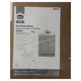 PROJECT SOURCE 24 IN VANITY WITH TOP RETAIL $169