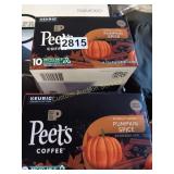 2 BOXES OF PEETS COFFEE