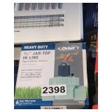 JAR TOP IN LINE SPRINKLER VALVE