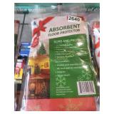 2 ABSORBENT FLOOR PROTECTORS