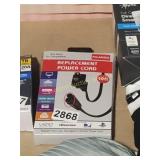 REPLACEMENT POWER CORD