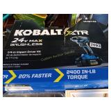 KOBALT 24V 1/4' IMPACT DRIVER KIT