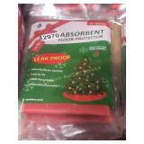 5 PKS OF ABSORBENT FLOOR PROTECTORS