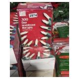 3 BOXS OF 300 CLEAR INCANDESCENT MINI LIGHTS