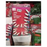 3 BOXS OF CLEAR 300 INCANDESCENT MINI LIGHTS