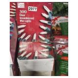 3 BOXS OF 300 CLEAR INCANDESCENT MINI LIGHTS