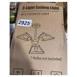 3-LIGHT CEILING LIGHT