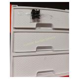 PLASTIC 3 DRAWER ORGANIZER