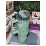 TUMBLER WITH LID AND STRAW