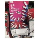 3 BOXS OF 300 CLEAR INCANDESCENT MINI LIGHTS