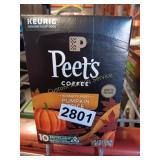 BOX OF PEETS COFFEE