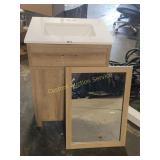 34 IN VANITY TOP WITH MIRROR RETAIL $349