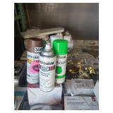 5 BOTTLES OF PAINT