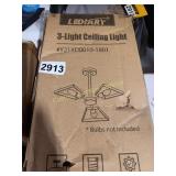 3-LIGHT CEILING LIGHT