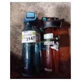 2 WATER BOTTLES