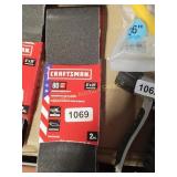 CRAFTSMAN 3 ' X 21' SANDING BELTS