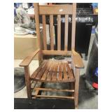 WOOD ROCKING CHAIR