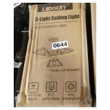 3 LIGHT CEILING LIGHT