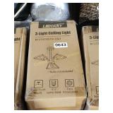 3 LIGHT CEILING LIGHT