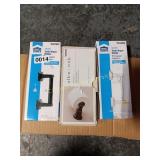 3 TOILET PAPER HOLDERS