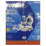 KOBALT 15 AMP CORDED 10 IN MITER SAW
