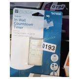 INDOOR IN WALL COUNTDOWN TIMER