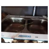 DOUBLE BOWL KITCHEN SINK