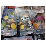 3 TABLETOP GLASS DECORS