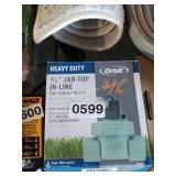 3/4' JAR TOP IN LINE SPRINKLER VALVE