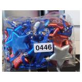 STARS AND STRIPS CHRISTMAS ORNAMENTS