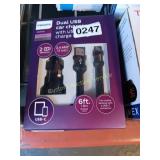 DUAL USB CAR CHARGER KIT