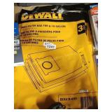 DEWALT DUST FILTER BAGS FOR 6-10 GALLON