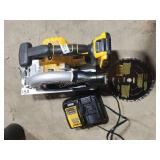 DEWALT SAW BLADE BATTERY AND CHARGER