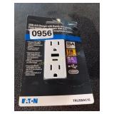 USB-A/C CHARGER WITH DUPLEX RECEPTACLE