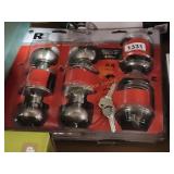 KEYED ENTRY DOOR KNOBS AND DEADBOLT