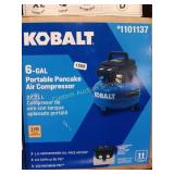 KOBALT 6-GAL PORTABLE PANCAKE AIR COMPRESSER