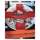 HELLO KITTY BAMBOO PLATE SET