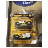 2 DEWALT 20V BATTERIES
