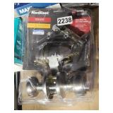 KEYED DOOR KNOB AND DEADBOLT