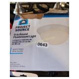 9' ROUND FLUSHMOUNT LIGHT