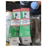 4 TOILET FILL VALVES