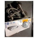 2 SHOWERHEADS WITH HOSES
