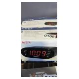 2 TIMEX DIGITAL ALARM CLOCKS