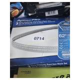 3 PIECE STATIONARY BAND SAW BLADE SET