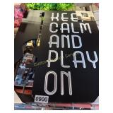 KEEP CALM  & PLAY ON DECOR